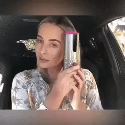 Cordless USB Rechargeable Automatic Hair Curler