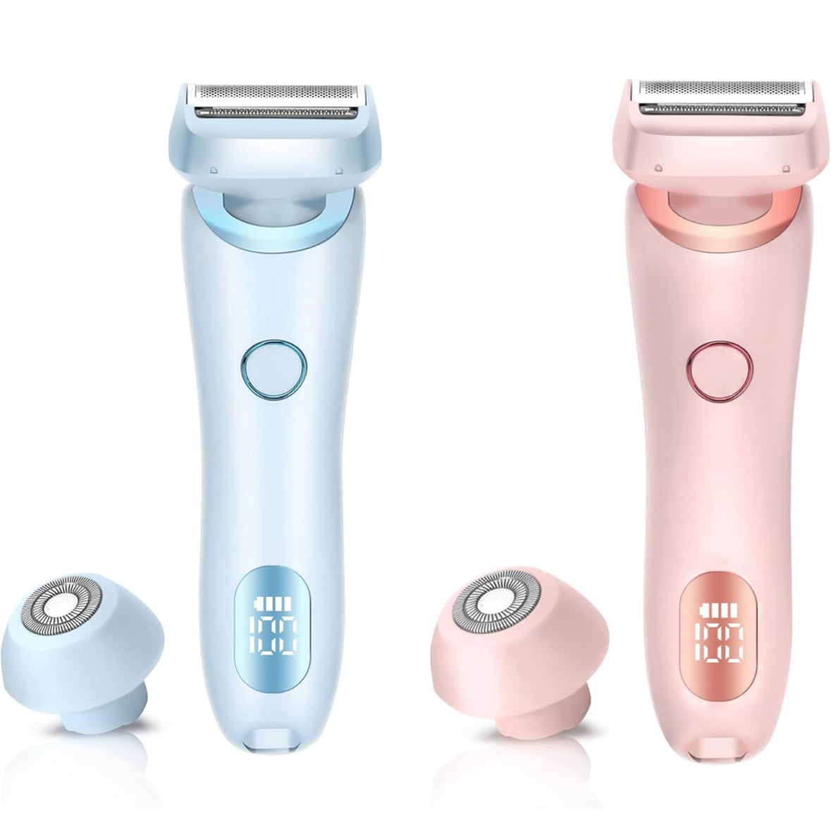 Woman Electric Razor, Lady Shaver Gift, Rechargeable Face Leg Bikini Trimmer Wet Dry Use