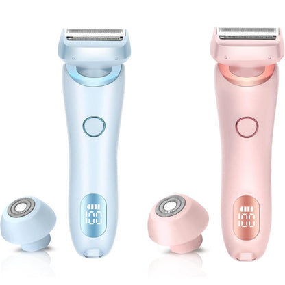 Woman Electric Razor, Lady Shaver Gift, Rechargeable Face Leg Bikini Trimmer Wet Dry Use