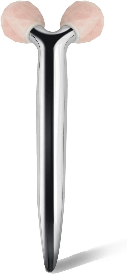 Defina Contour and Define Massaging Roller - Facial Roller Helps Stimulates Blood Flow and Helps Reduce Fine Lines - Unique V-Shaped Design for Cooling Precision