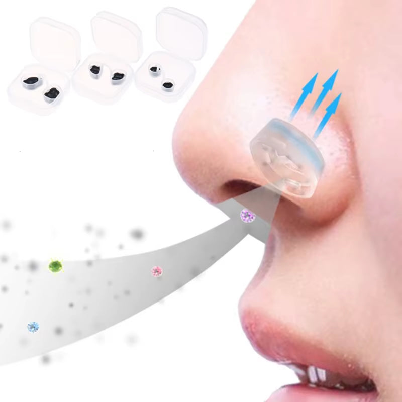 Carbon Nose Invisible Nasal Filter anti Air Pollution Pollen Allergy Dust Filter