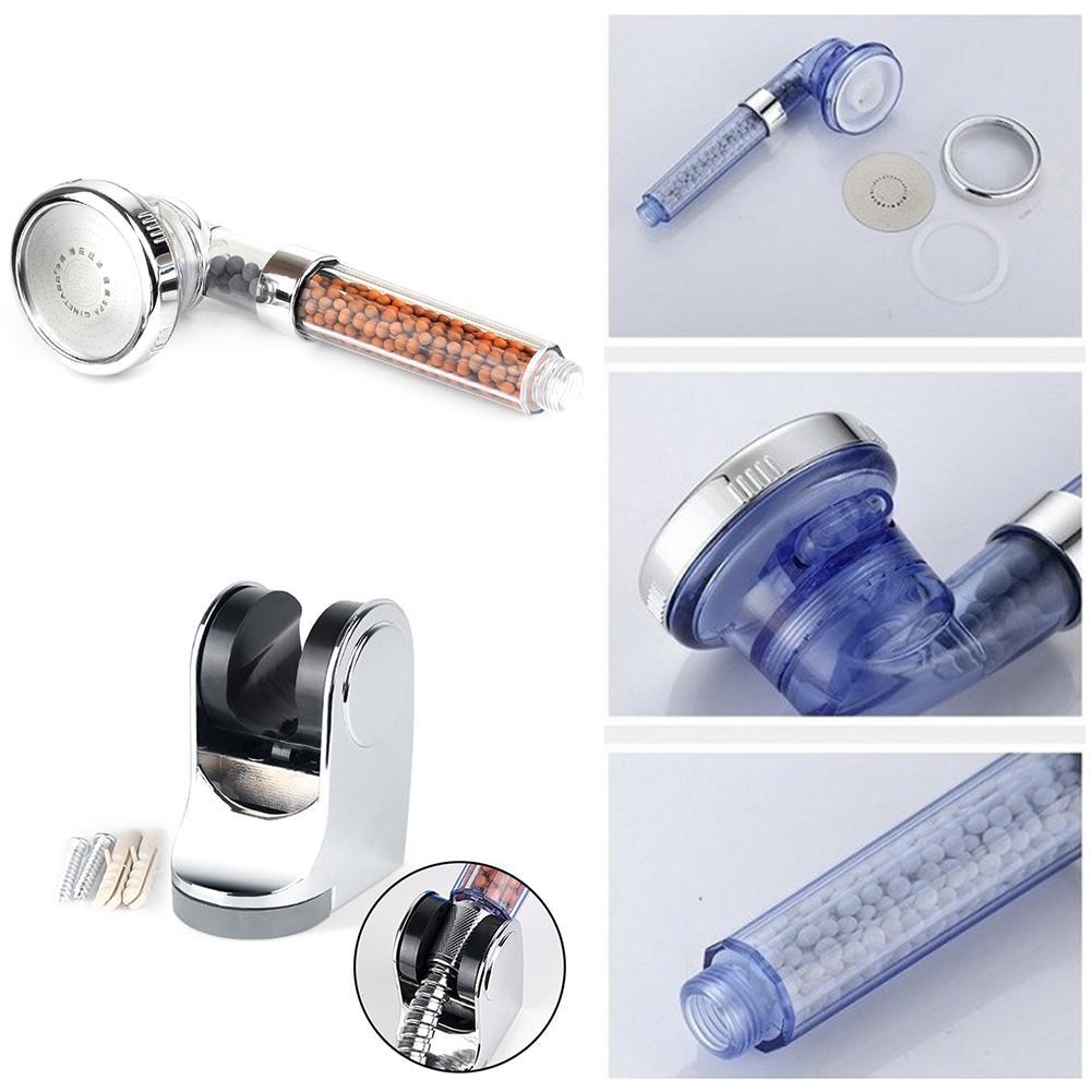 3-Mode High-Pressure Shower Head with Built-In Water Purifier