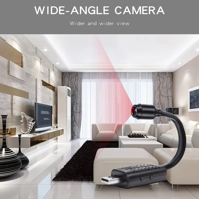 Mini WiFi USB Camera 1080P HD | Motion Detection Night Vision | Wireless Home Security