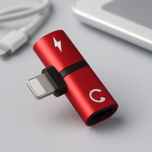 2-in-1 iPhone Audio & Charging Adapter | Lightning to 3.5mm