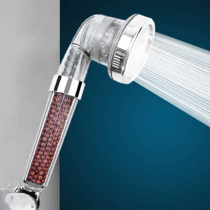 3-Mode High-Pressure Shower Head with Built-In Water Purifier