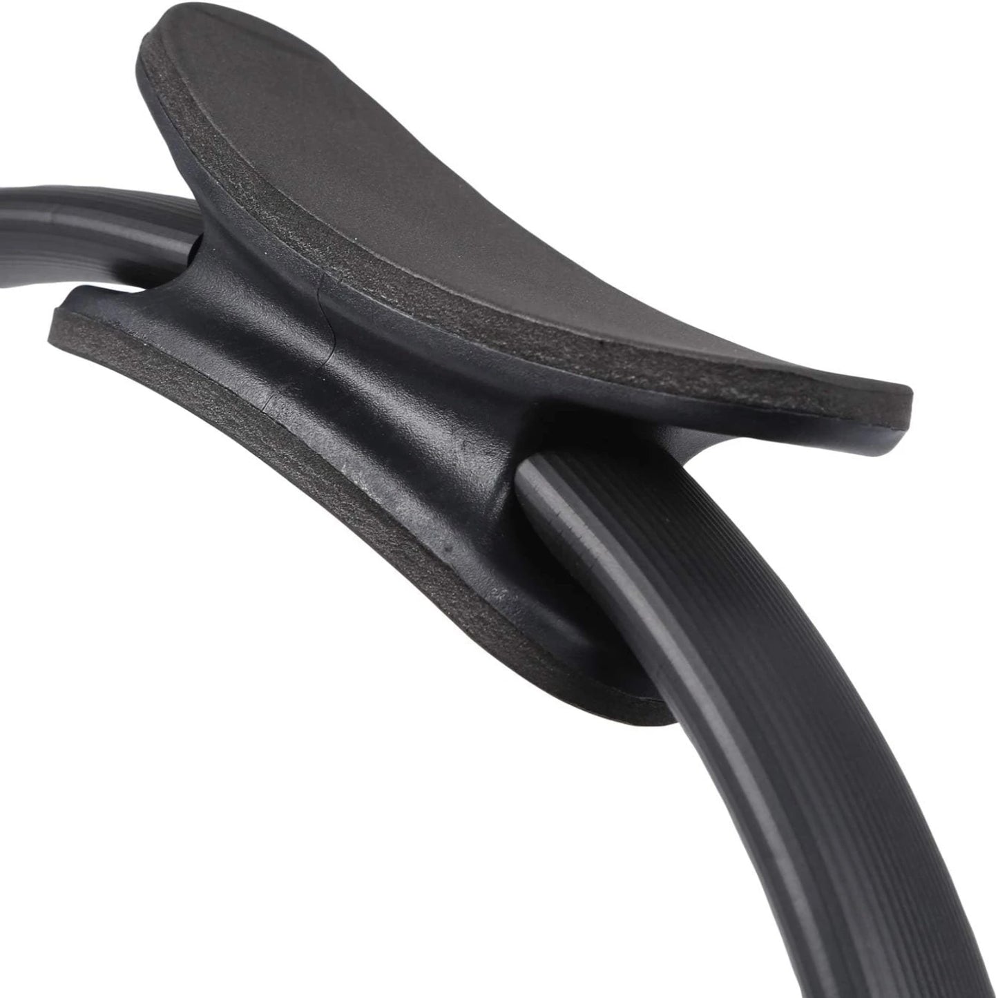 Passionate Yoga and Fitness Enthusiasts Dedicated Black Exercise Ring for Enhancing Strength and Flexibility - Achieve Peak Perf