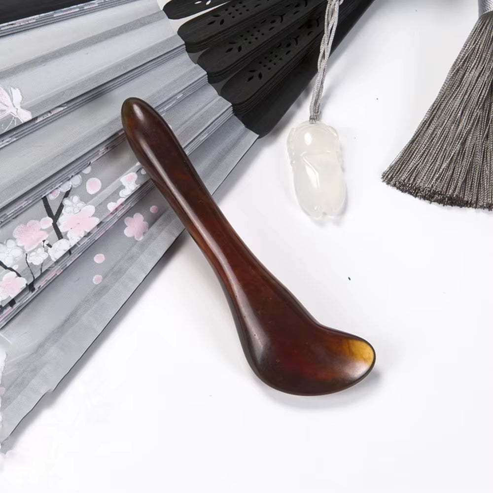 1PC Gouache Scraper Facial Massager Eye Scraping Face Massage Meridian Therapy Guasha Board Body Health Care Gua Sha Plate Tool