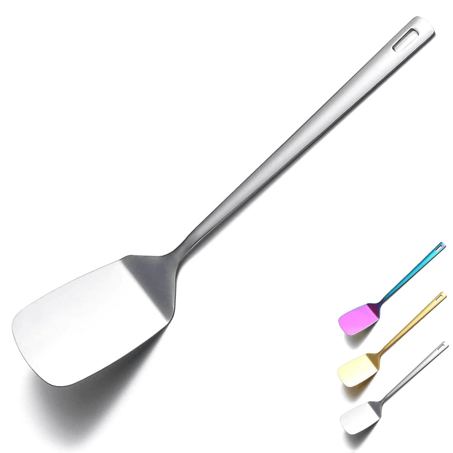 Spatulas, Stainless Steel Solid Turner, Metal Kitchen Spatulas for Cooking, Spatulas Barbecue Spatulas