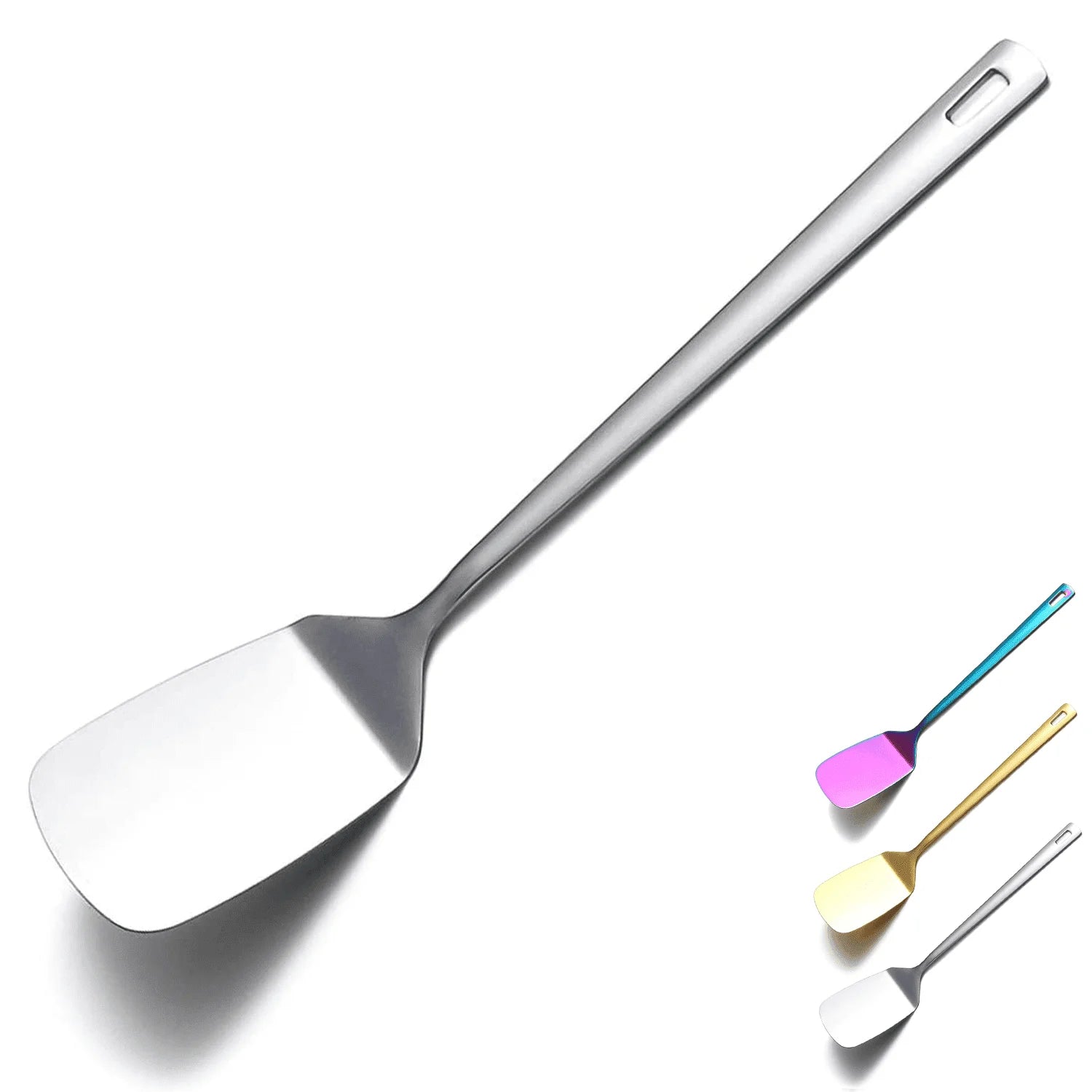 Spatulas, Stainless Steel Solid Turner, Metal Kitchen Spatulas for Cooking, Spatulas Barbecue Spatulas