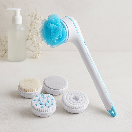5-in-1 Body Brush Massager Set | Spa & Exfoliation at Home