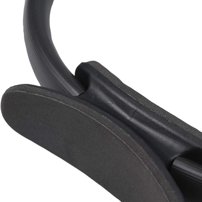 Passionate Yoga and Fitness Enthusiasts Dedicated Black Exercise Ring for Enhancing Strength and Flexibility - Achieve Peak Perf