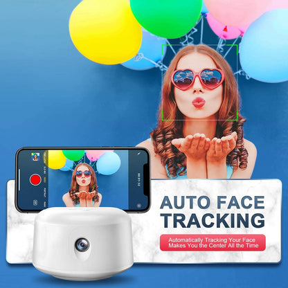 Smart Face Tracking Phone Holder | 360° Rotation