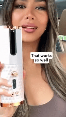 Cordless USB Rechargeable Automatic Hair Curler