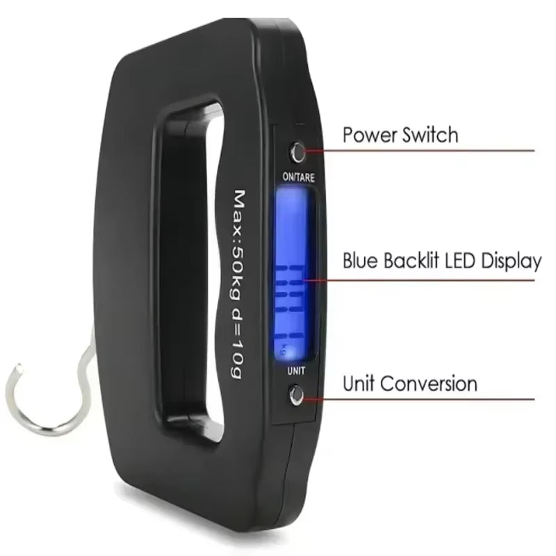Hanging Scales Digital Luggage Scale Electronic Portable Suitcase Travel Weighs with Backlight Electronic Travel