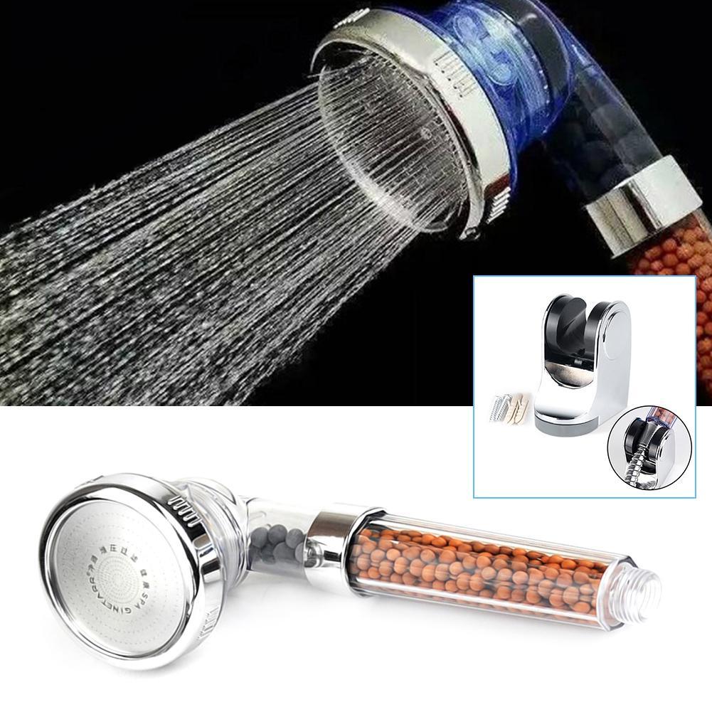 3-Mode High-Pressure Shower Head with Built-In Water Purifier