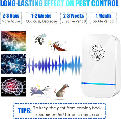 Ultrasonic Electronic Insect Repellent Pest Repeller Pest Control Electronic Ultrasonic Repeller Indoor