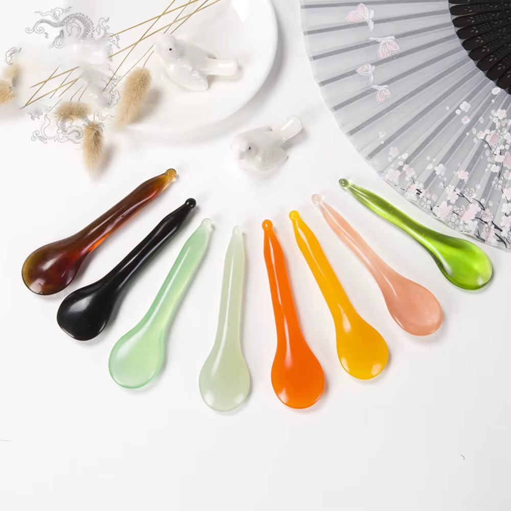 1PC Gouache Scraper Facial Massager Eye Scraping Face Massage Meridian Therapy Guasha Board Body Health Care Gua Sha Plate Tool