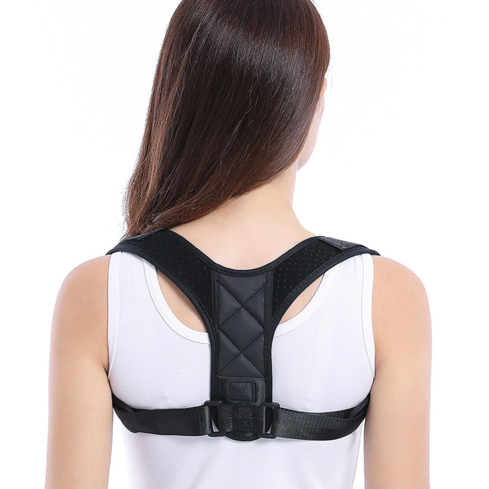 Adjustable Back Posture Corrector Belt | Shoulder & Spine Support Brace