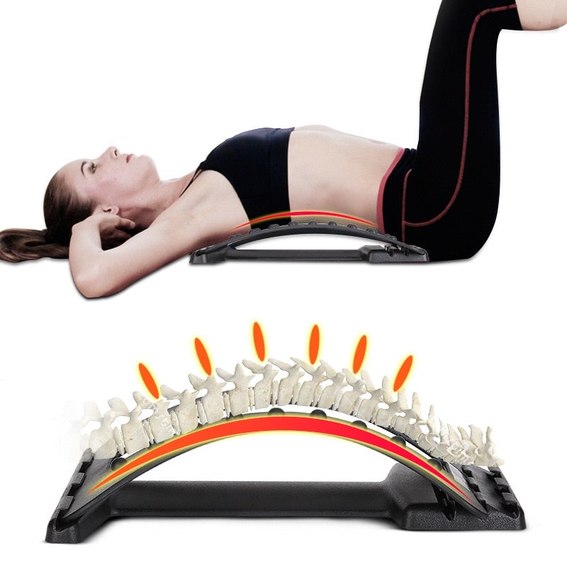 Back Pain Relief Massage Stretcher | Adjustable Spine & Posture Corrector
