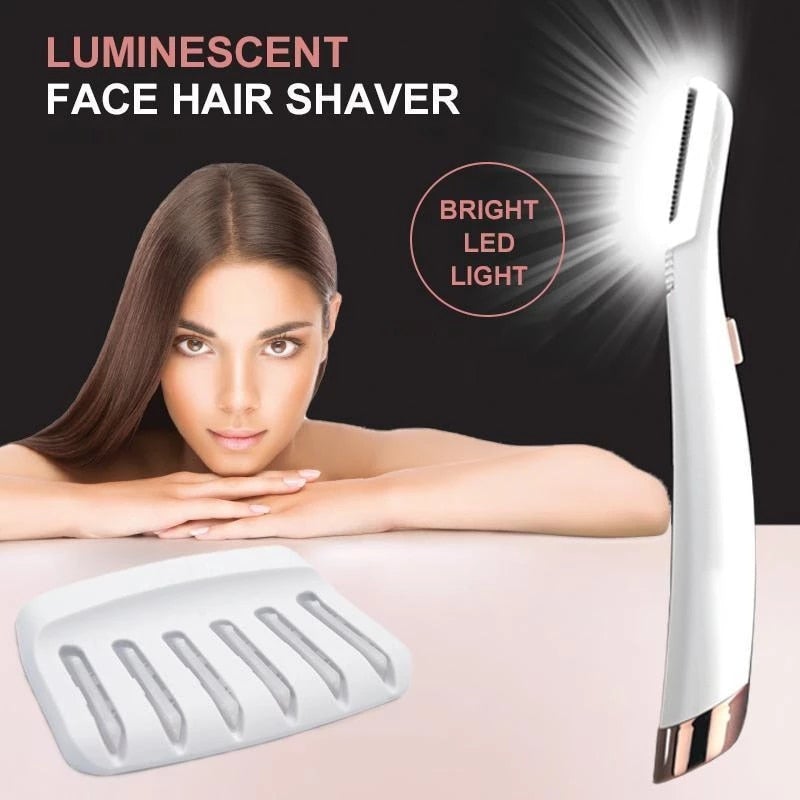 LED Facial Hair Remover & Exfoliator | Smooth, Radiant Skin