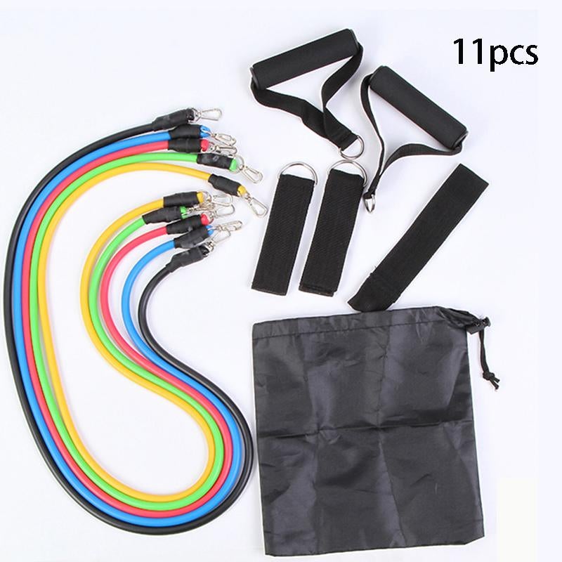 11-Piece Resistance Band Workout Set | Full Body Home Gym Kit