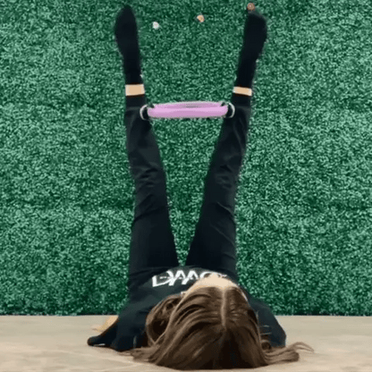 Black Exercise Ring | Yoga & Fitness Strength Trainer