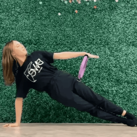 Black Exercise Ring | Yoga & Fitness Strength Trainer