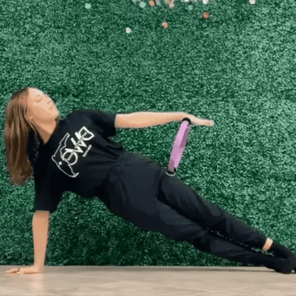 Black Exercise Ring | Yoga & Fitness Strength Trainer