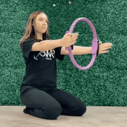 Black Exercise Ring | Yoga & Fitness Strength Trainer