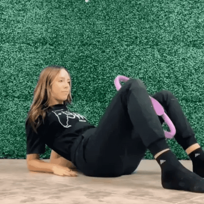 Black Exercise Ring | Yoga & Fitness Strength Trainer