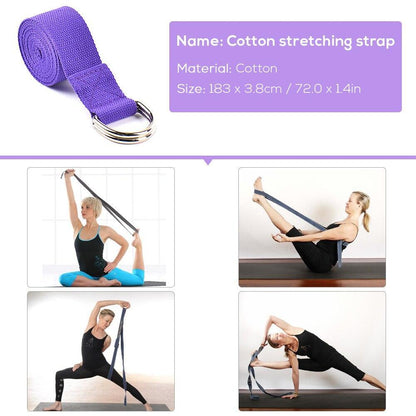 5-Piece Yoga & Pilates Set | Ball, Block, Strap, Bands for Strength & Flexibility