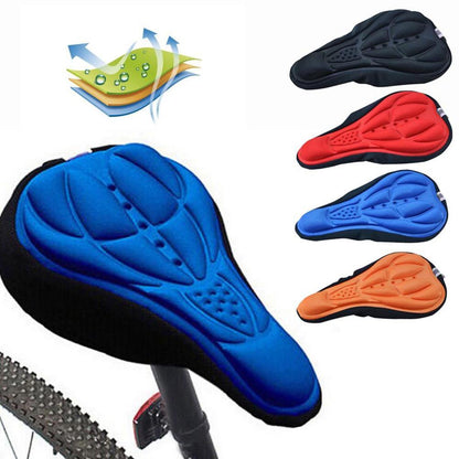 3D Gel Bike Seat Cushion | Shock-Absorbing Bicycle Saddle Cover
