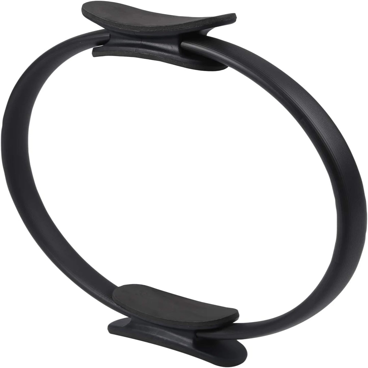 Passionate Yoga and Fitness Enthusiasts Dedicated Black Exercise Ring for Enhancing Strength and Flexibility - Achieve Peak Perf