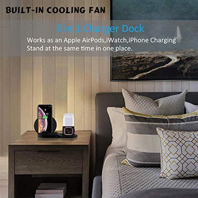 3-in-1 Wireless Charging Dock for Apple Devices