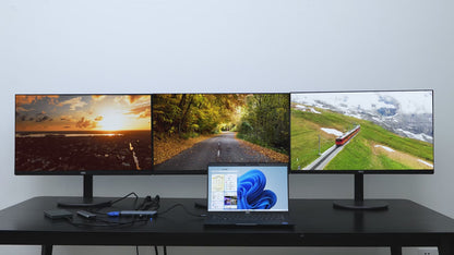 USB-C Triple Display Hub Adapter | 11-in-1 Docking Station VGA, USB 3.1, RJ45 & 100W PD Charging