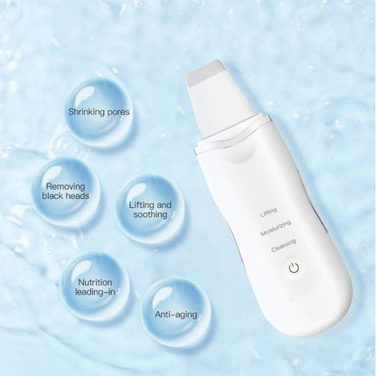 Ultrasonic Deep Facial Cleanser & Face Scrubber Device